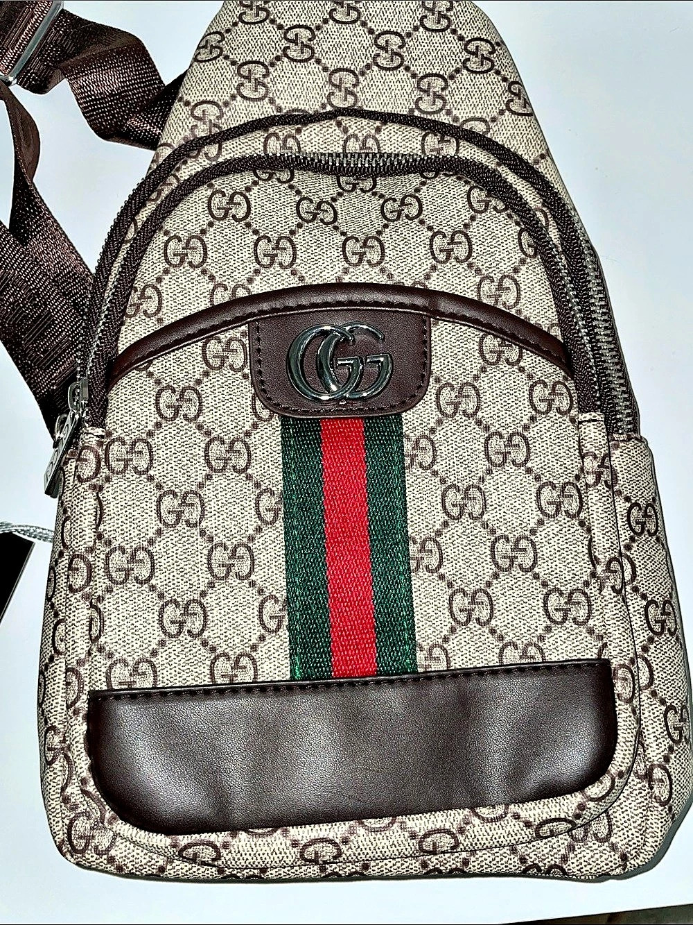 Supreme Mini Backpack Brown & Green NWT